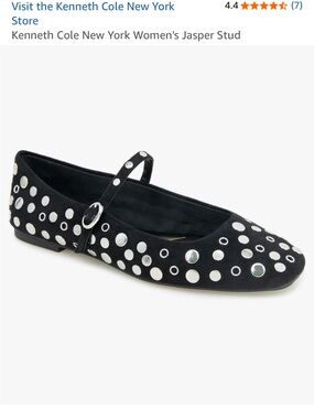Kenneth Cole New York Jasper Suede Stud Ballet Flats